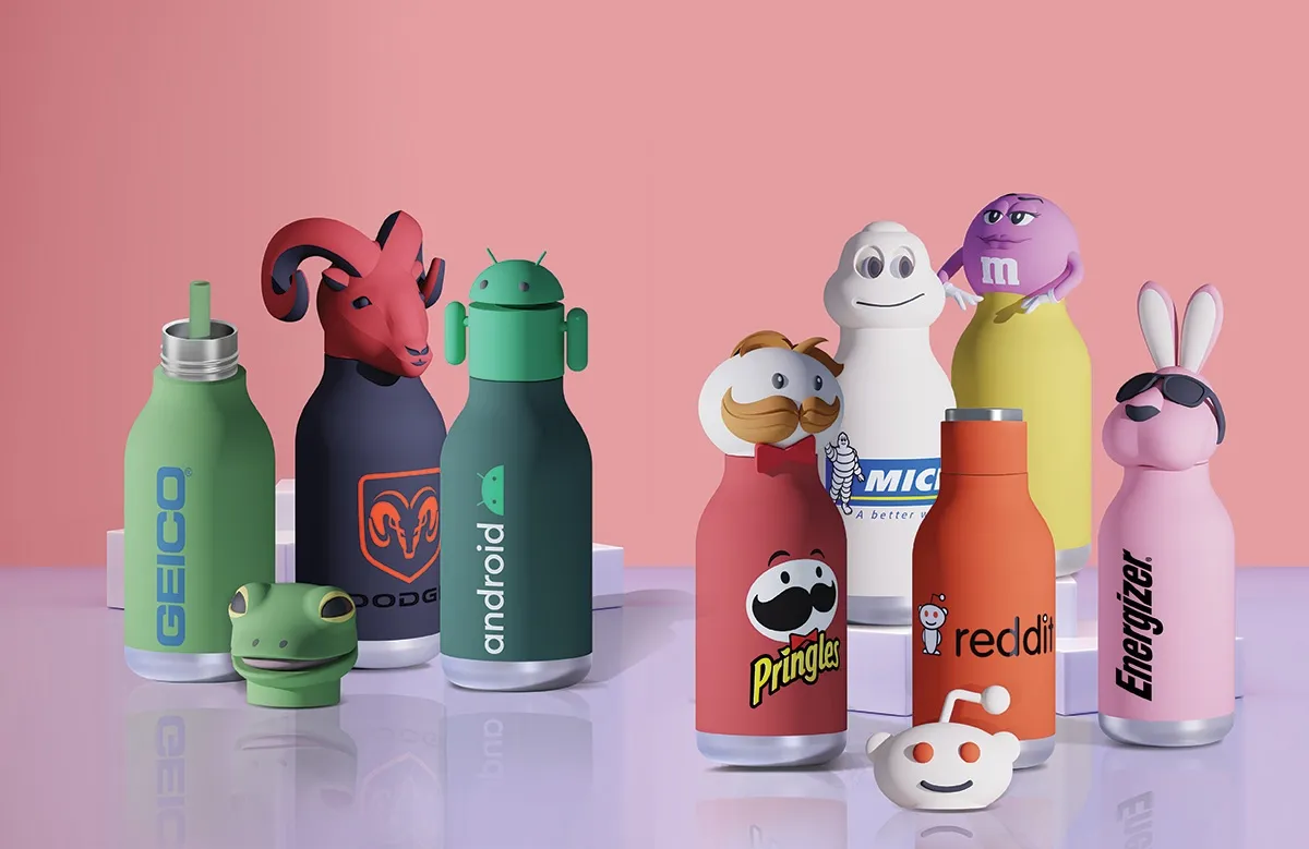 Bouteille isolée ludique - AD204